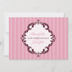 STIJLVOLLE BRUILOFT UITNODIGINGEN:: flourish delux Kaart