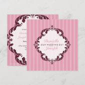 STIJLVOLLE BRUILOFT UITNODIGINGEN:: flourish delux Kaart