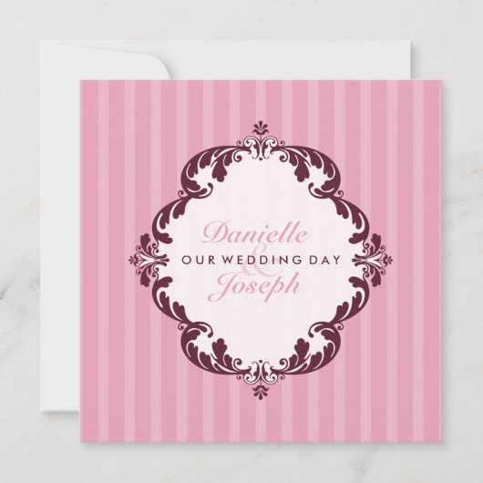 STIJLVOLLE BRUILOFT UITNODIGINGEN:: flourish delux Kaart