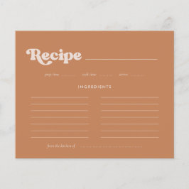 Stijlvolle Bruine suiker Vrijgezellenfeest receptk