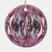 Stijlvolle bubbels keramisch ornament (Achterkant)