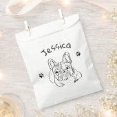 Stijlvolle Bulldog Minimalist Bedankzakje (Geknipt)