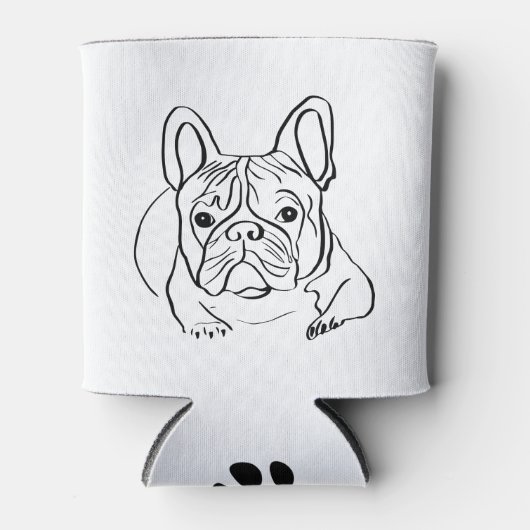 Stijlvolle Bulldog Minimalist Blikjeskoeler (Voorkant)
