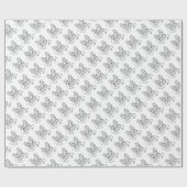 Stijlvolle Bulldog Minimalist Cadeaupapier (Vlak)