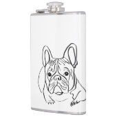 Stijlvolle Bulldog Minimalist Heupfles (Links)