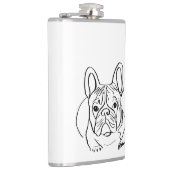 Stijlvolle Bulldog Minimalist Heupfles (Rechts)