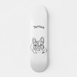 Stijlvolle Bulldog Minimalist Persoonlijk Skateboard