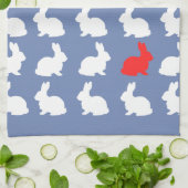 Stijlvolle Bunny Konijnen Theedoek (Gevouwen)