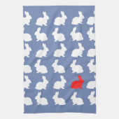 Stijlvolle Bunny Konijnen Theedoek (Verticaal)