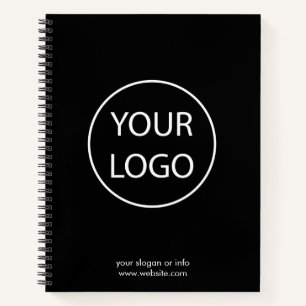 Stijlvolle Business Corporate Company Minimalist Notitieboek