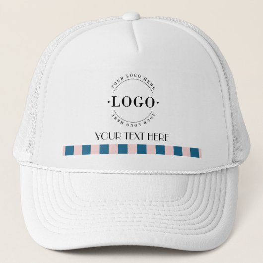Stijlvolle Business Logo Company Promotie Geschenk Trucker Pet (Voorkant)