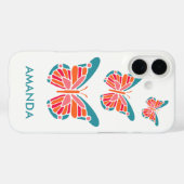 Stijlvolle Butterfly aangepaste telefoongevallen Case-Mate iPhone Case (Achterkant (horizontaal))
