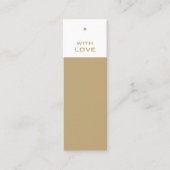 Stijlvolle cadeauLabels Mini Visitekaartje (Voorkant)