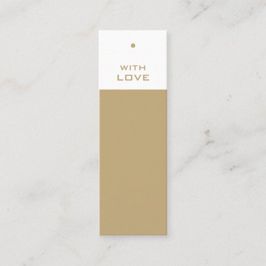 Stijlvolle cadeauLabels Mini Visitekaartje (Voorkant)