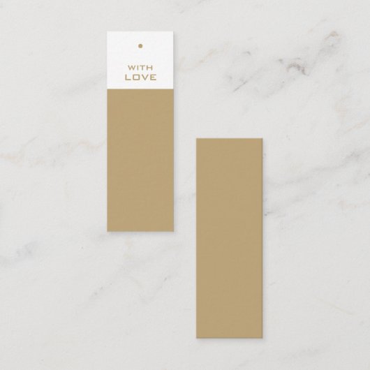 Stijlvolle cadeauLabels Mini Visitekaartje (Voorkant / Achterkant)