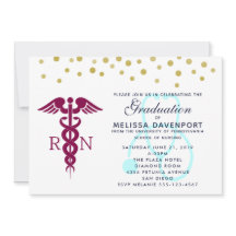 Stijlvolle Caduceus en Verpleegkundige Afstudeerca