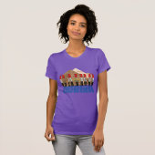 Stijlvolle Cairo Egypte Piramides T-shirt (Voorkant volledig)