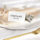 Stijlvolle Calligrafie Buffet Eten Labels Tafel Plaatskaartje