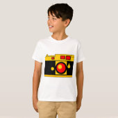 Stijlvolle camera t-shirt (Voorkant volledig)