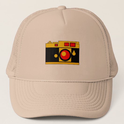 Stijlvolle camera trucker pet (Voorkant)