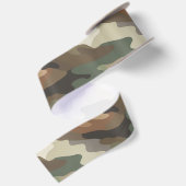 Stijlvolle Camo Textuur Luxe Satijnen Lint (Achterkant)
