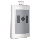 Stijlvolle Canadese vlag in zwart Flacon (Rechts)