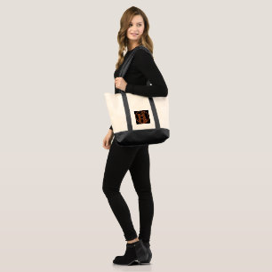 Stijlvolle Canvas Canvas tas met Moderne Logo – Pe