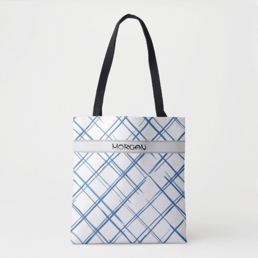 Stijlvolle Canvas tas met aangepaste naam (Voorkant)