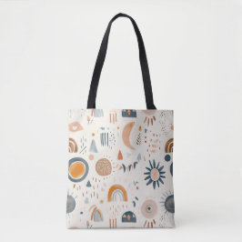 Stijlvolle Canvas tas met Abstracte geometrische p