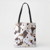 Stijlvolle Canvas tas met Abstracte Spletters (Voorkant)
