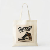 Stijlvolle Canvas tas met Sneaker Illustration (Voorkant)