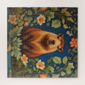 Stijlvolle Capybara - Geïnspireerd door William Mo Legpuzzel (Horizontaal)