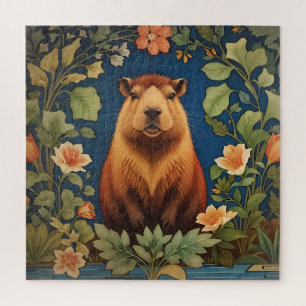 Stijlvolle Capybara - Geïnspireerd door William Mo Legpuzzel