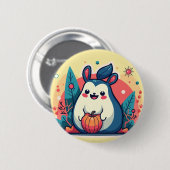 Stijlvolle Cartoon Eekhoorn Noten Buttonnen Ronde Button 5,7 Cm (Voorkant /achterkant)