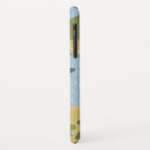 Stijlvolle cartoon landschapsvakantiereiskaart Case-Mate iPhone case (Achterkant/links)