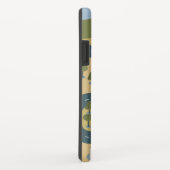 Stijlvolle cartoon landschapsvakantiereiskaart Case-Mate iPhone case (Achterkant/rechts)