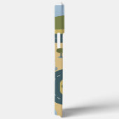 Stijlvolle cartoon landschapsvakantiereiskaart Case-Mate iPhone case (Achterkant / Rechts)