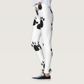 Stijlvolle Cat Paw Print Leggings - Perfect voor C (Links)