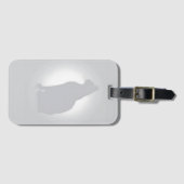 Stijlvolle Cat Silhouette Bagagelabel (Voorkant (horizontaal))