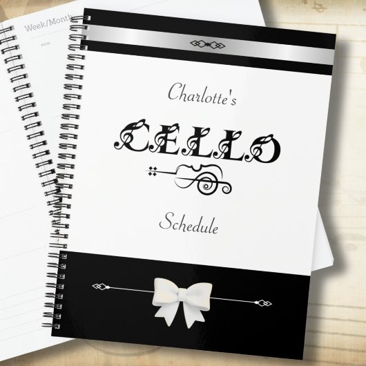 Stijlvolle Cello Studenten Schema Organizer