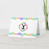 Stijlvolle Cheerleader Champion Inspirerend Quote  Kaart (Achterkant)