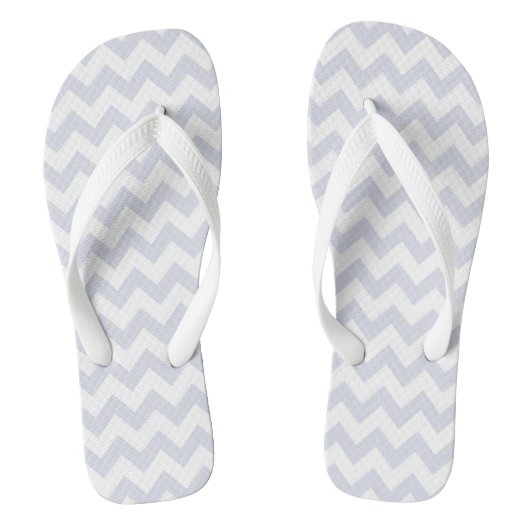 Stijlvolle chevron gemêleerde teenslippers (Voetbed)