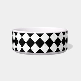 Stijlvolle Chevron Patroon Hond/kat Bak voor Moder Voerbakje
