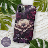 Stijlvolle Chic Dahlias Fine Art Botanische Schild Case-Mate iPhone Case