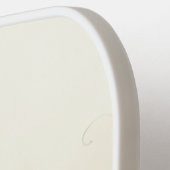 Stijlvolle Chic Flamingo Monogram Personalisatie Pickleball Paddle (Links Detail)