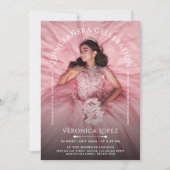 Stijlvolle Chic Girl Bday Klassieke Witte Typograf Kaart (Voorkant)