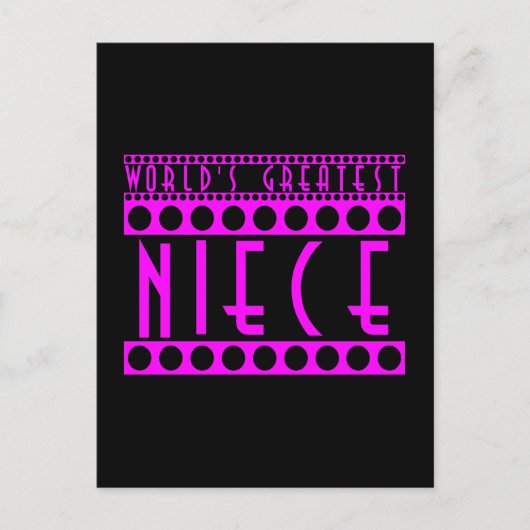 Stijlvolle chic-nices : De grootste nicht ter were Briefkaart (Voorkant)