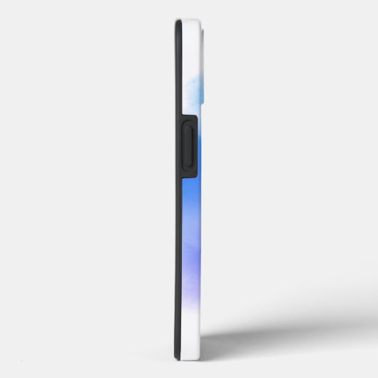 Stijlvolle Chic Ombre Pink Waterverf Monogramed Case-Mate iPhone Case (Achterkant / Rechts)