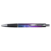 stijlvolle chic paarse glitters aangepaste naam pen (Achterkant)