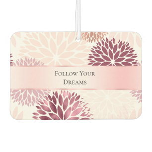 Stijlvolle Chic Pink Floral Luchtverfrisser
